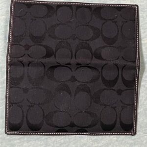 Coach check book cover